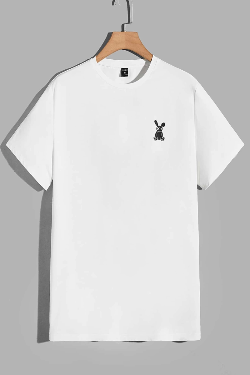 Erkek Tişörtleri Fit Crew Yaka Kısa Kollu Grafik Tişört Komik Moda Erkek