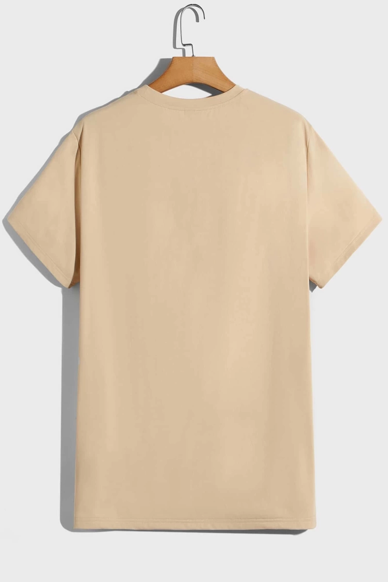 Erkek Tişörtleri Fit Crew Yaka Kısa Kollu Grafik Tişört Komik Moda Erkek