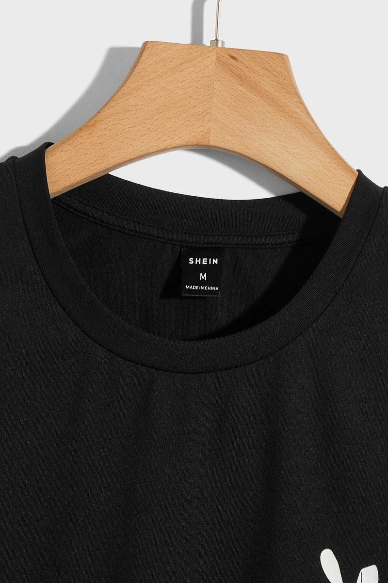 Erkek Tişörtleri Fit Crew Yaka Kısa Kollu Grafik Tişört Komik Moda Erkek
