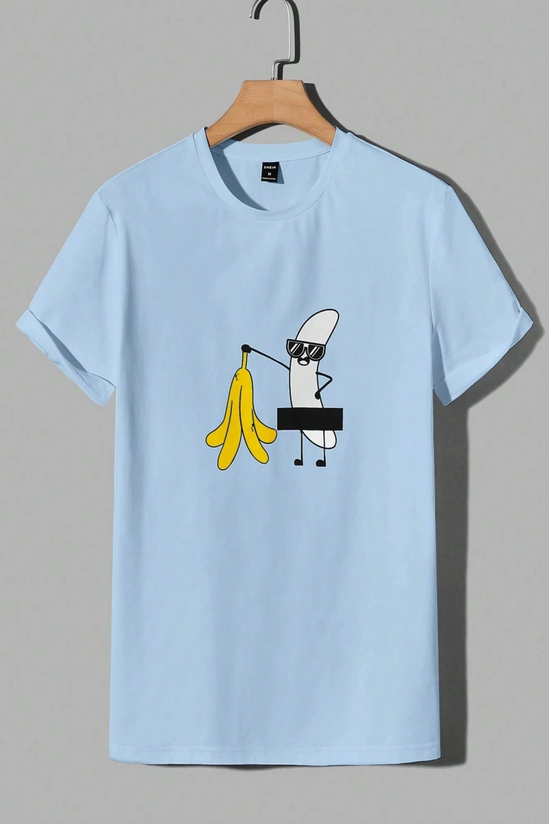 Erkek Tişörtleri Fit Crew Yaka Kısa Kollu Grafik Tişört Rahat Komik Yaz
