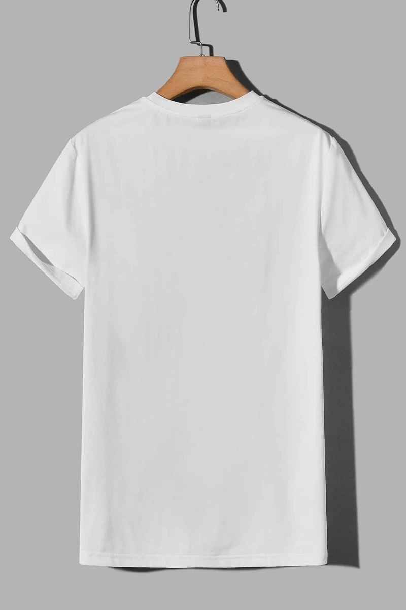 Erkek Tişörtleri Fit Crew Yaka Kısa Kollu Grafik Tişört Rahat Komik Yaz