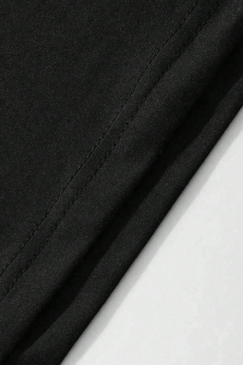 Erkek Yazlık Rahat Renk Bloklu Baskılı Standart Beden Tişört