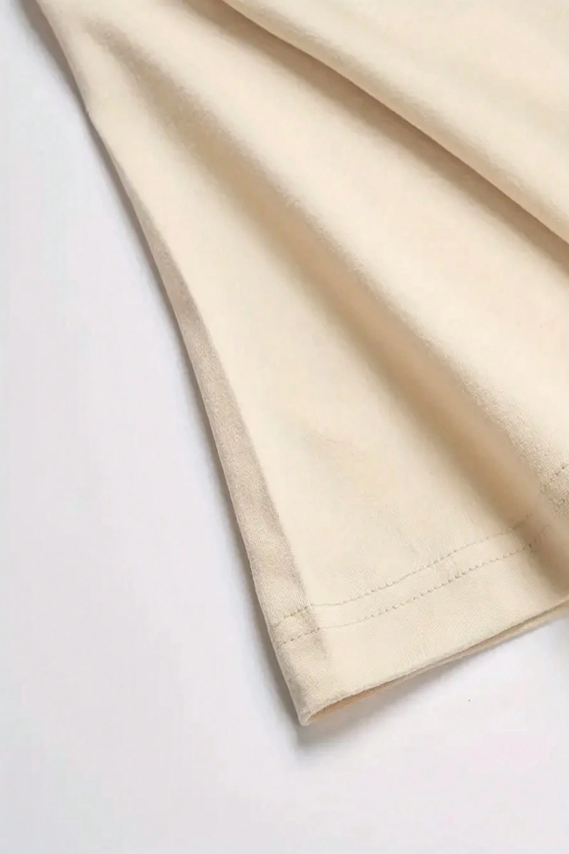 Erkek Yuvarlak Yaka Kısa Kollu Figür Baskılı Minimalist Tişört, Günlük Giyim