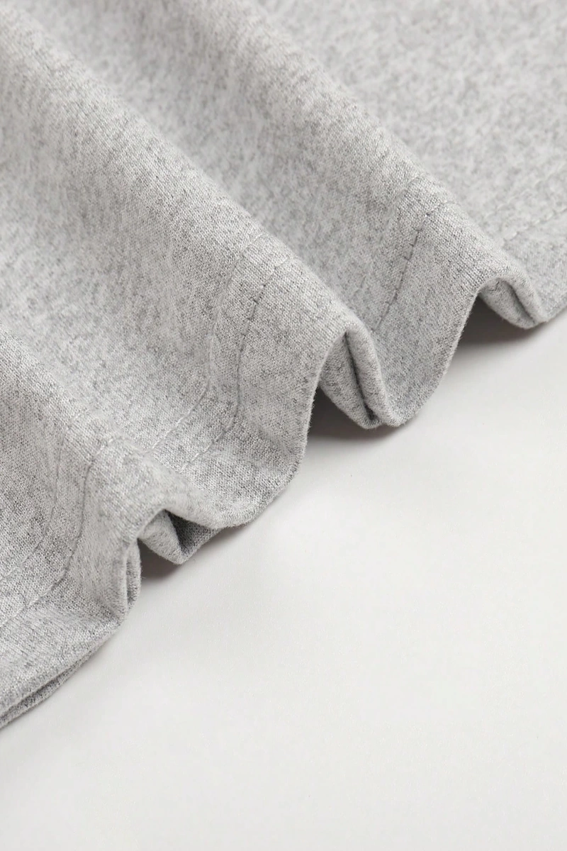 Erkek Yuvarlak Yaka Kısa Kollu Moda Harf Baskılı Günlük Tişört