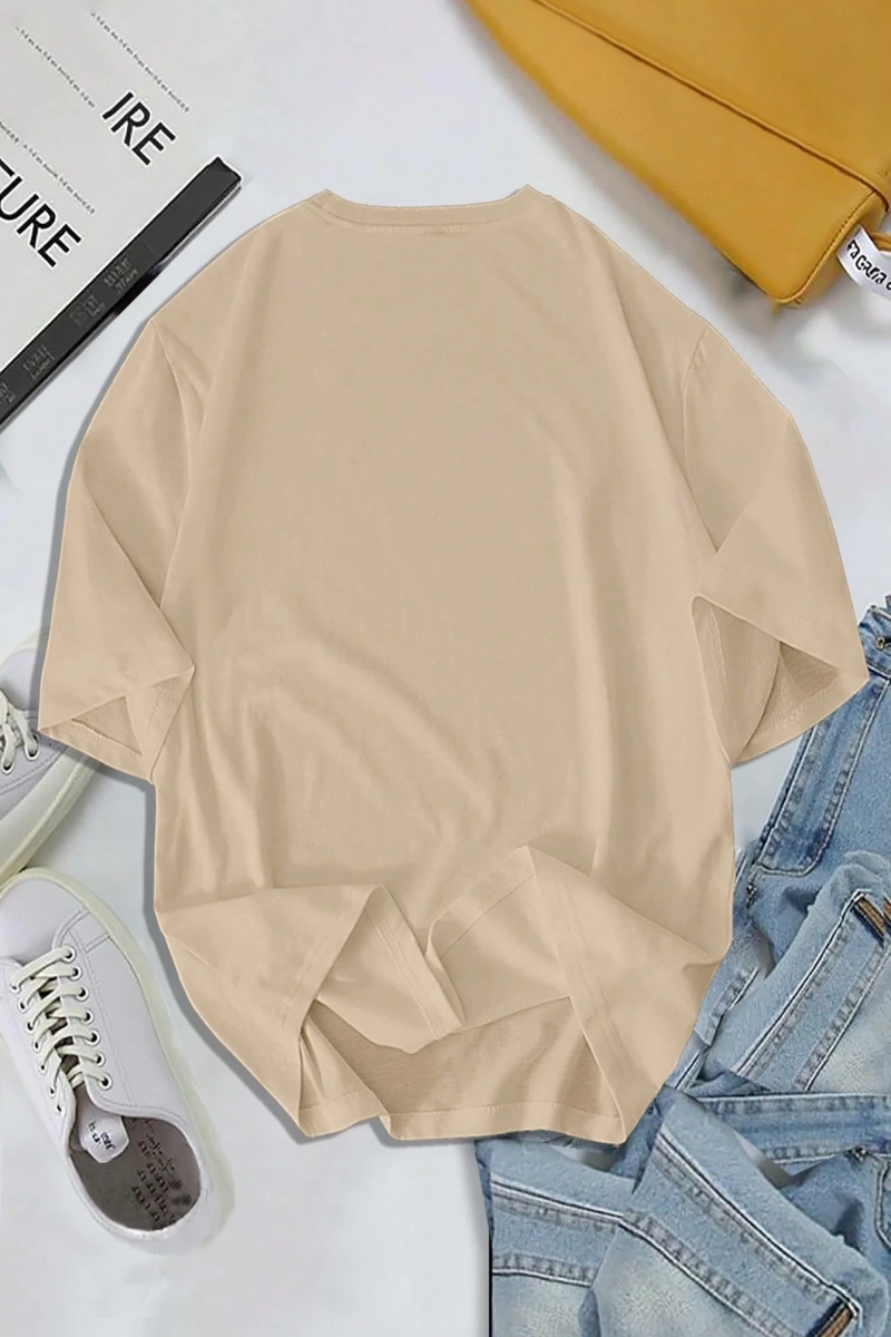 Erkek Yuvarlak Yaka Kısa Kollu Tişört, Minimalist Moda, Yaz İçin Uygun
