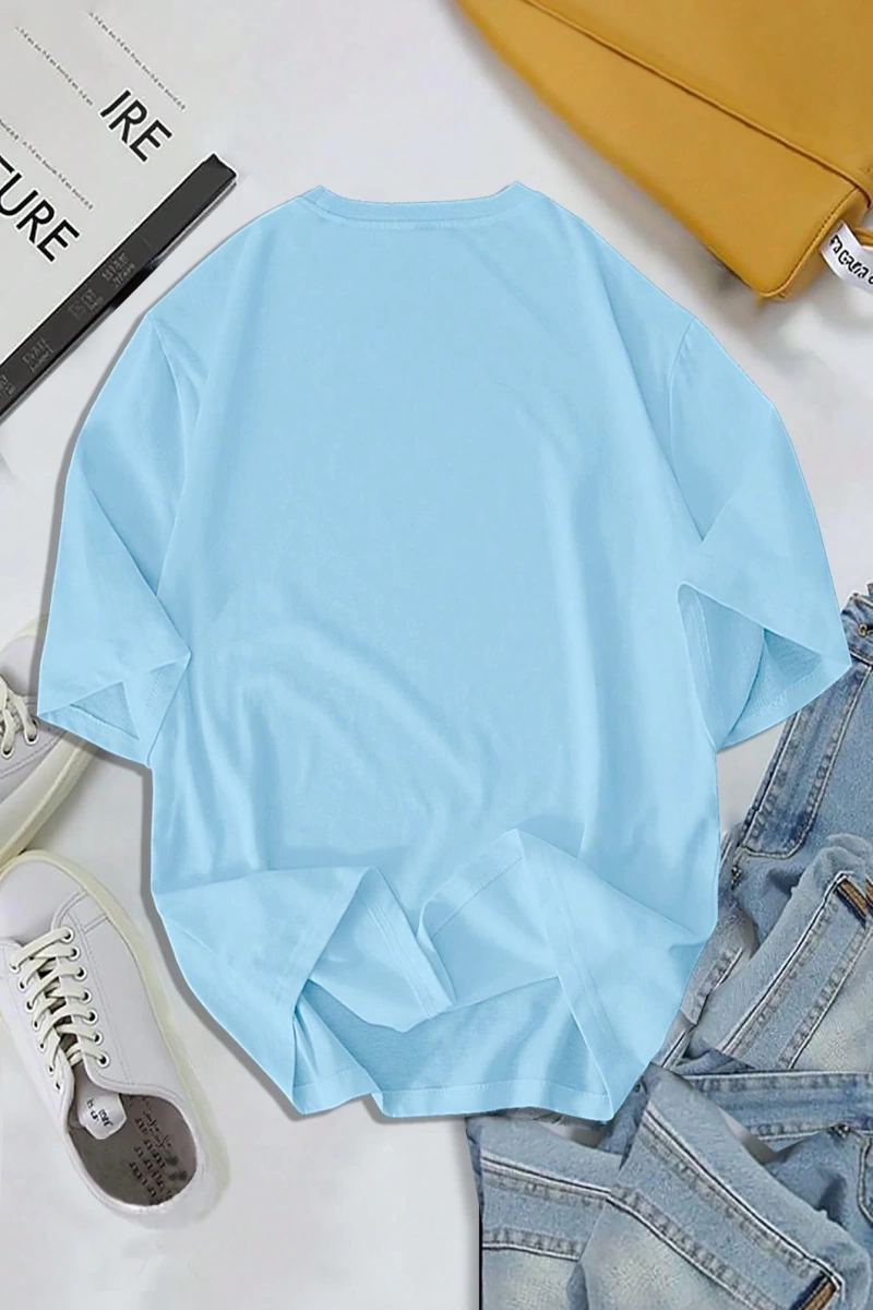 Erkek Yuvarlak Yaka Kısa Kollu Tişört, Minimalist Moda, Yaz İçin Uygun