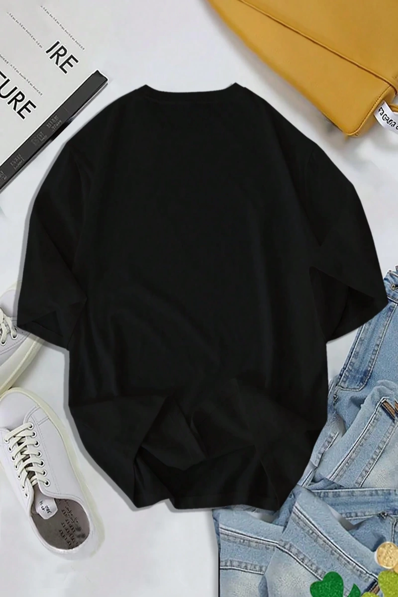 Erkek Yuvarlak Yaka Kısa Kollu Tişört, Minimalist Moda, Yaz İçin Uygun