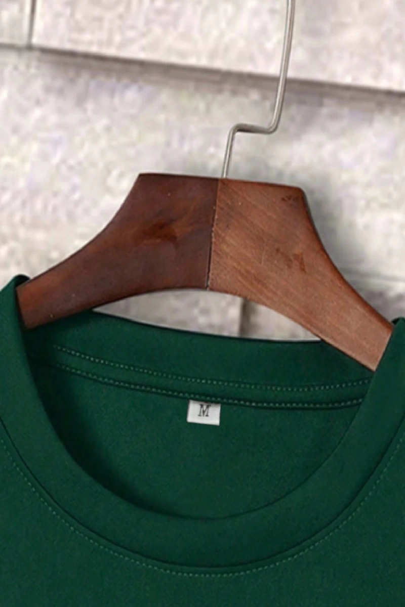 Erkekler Günlük Ayı Grafik İngilizce Harf Kısa Kollu Tişört, Moda ve Seyahat İçin Çok Yönlü
