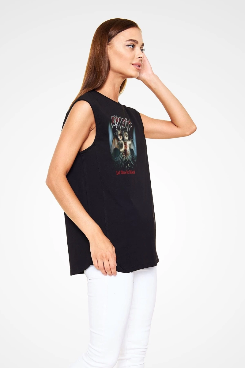 Exodus Siyah Kolsuz Tişört T-shirt