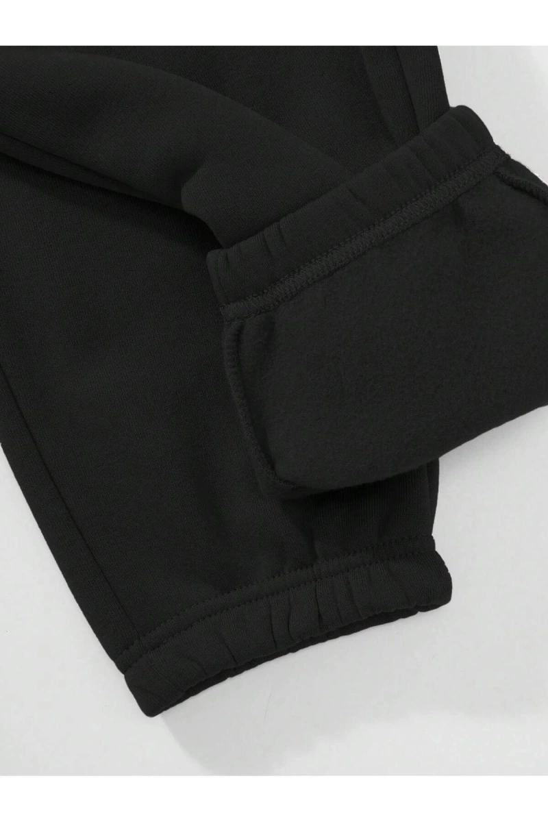 Expression Print Elastic Waist Thermal Lined 4 Mevsim Eşofman