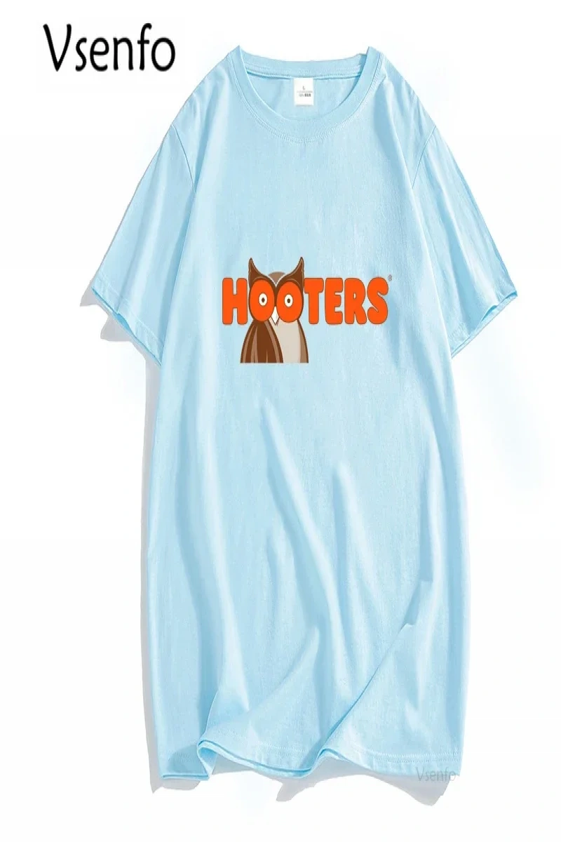 Femboy Hooters orijinal baykuş T Shirt erkekler kadınlar için rahat kısa kollu karikatür graf 2937