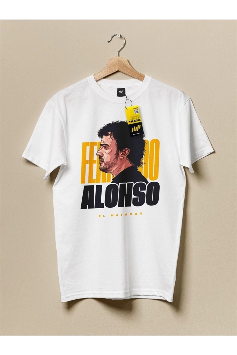 Fernando Alonso El Matador Beyaz T-shirt