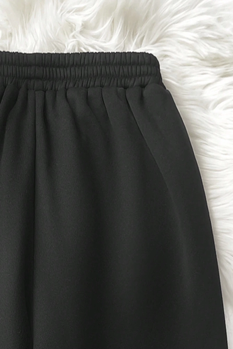 Flirla Bow Decor Sevimli Baskılı Rahat Bol Rahat Jogger Pantolon, Sıcak Termal Astarlı Açık H
