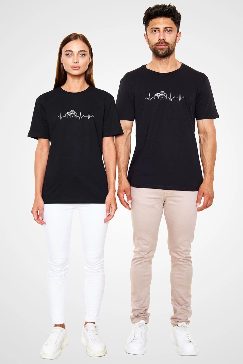 Fotoğrafçı Siyah Unisex Tişört T-Shirt