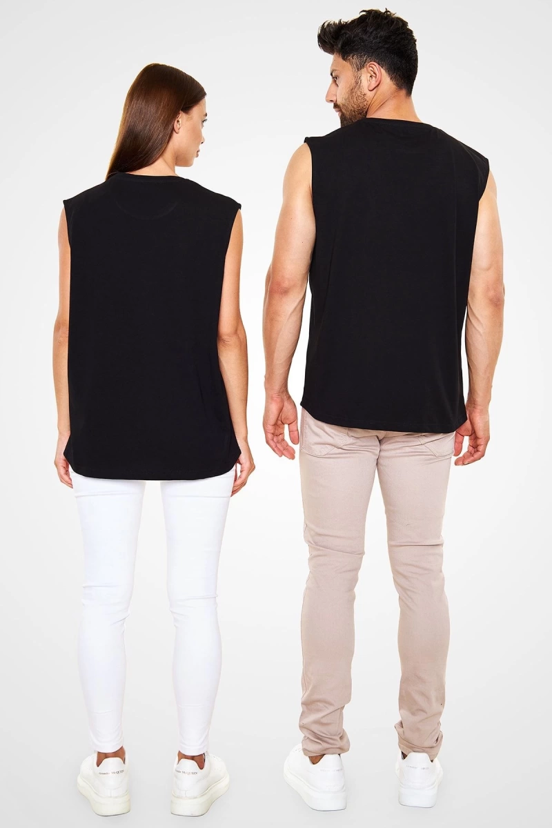 Gojira Siyah Kolsuz Tişört T-shirt