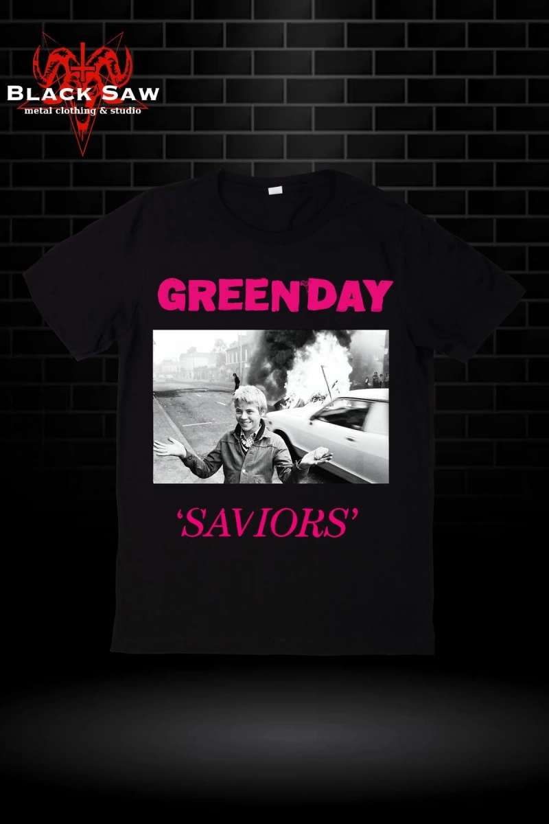 Green Day Saviors Punk KODSİYAHSAW