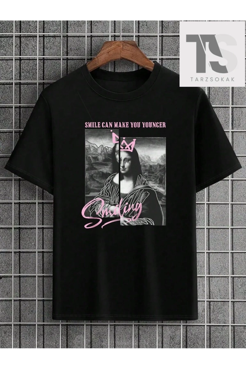 Grunge Punk Erkek Punk Rock Baskılı T-Shirt