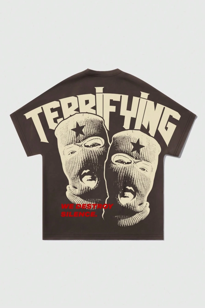 Grunge Punk Erkek Retro Sokak Grafik Baskılı Bol Kesim Kısa Kollu Tişört, Yazlık So