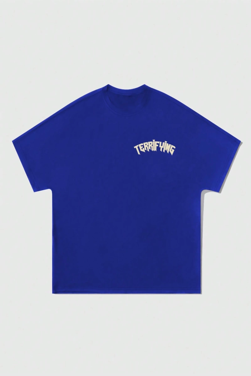Grunge Punk Erkek Retro Sokak Grafik Baskılı Bol Kesim Kısa Kollu Tişört, Yazlık So