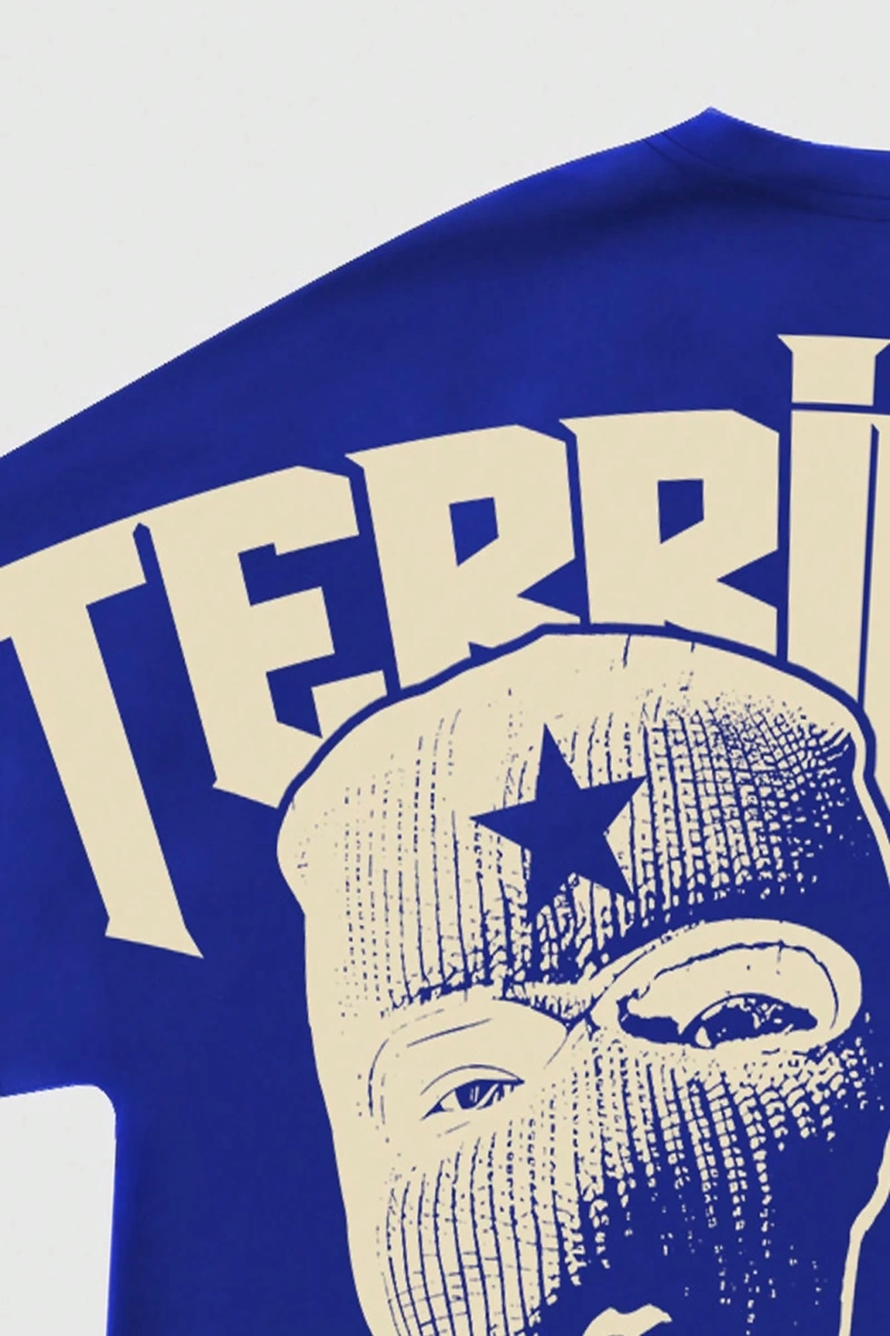 Grunge Punk Erkek Retro Sokak Grafik Baskılı Bol Kesim Kısa Kollu Tişört, Yazlık So