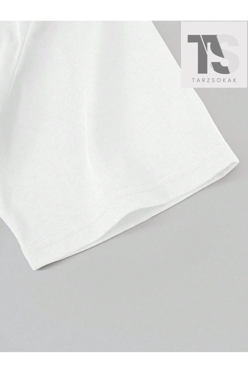 Grunge Punk Erkek Yıldız Desenli Bol Kesim T-Shirt