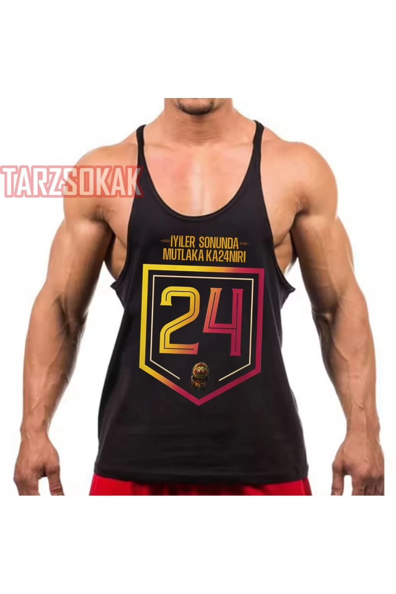 Gym Tank Top Fitness Sporcu Atleti 5 YILDIZLI 25 KUPALI