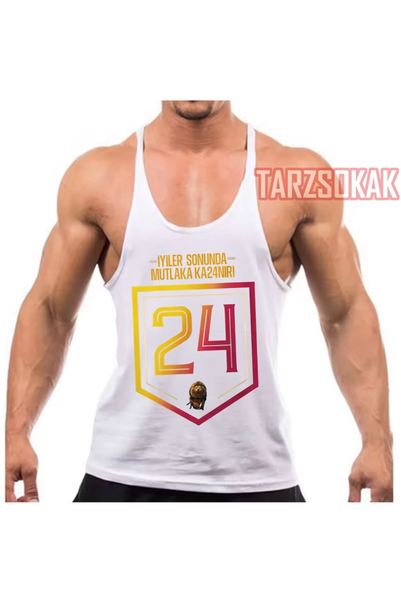 Gym Tank Top Fitness Sporcu Atleti 5 YILDIZLI 25 KUPALI
