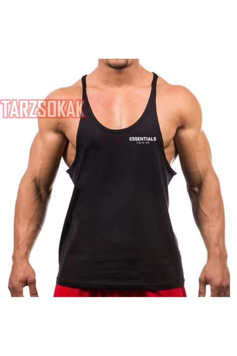 Gym Tank Top Fitness Sporcu Atleti ESSENTILAS 303