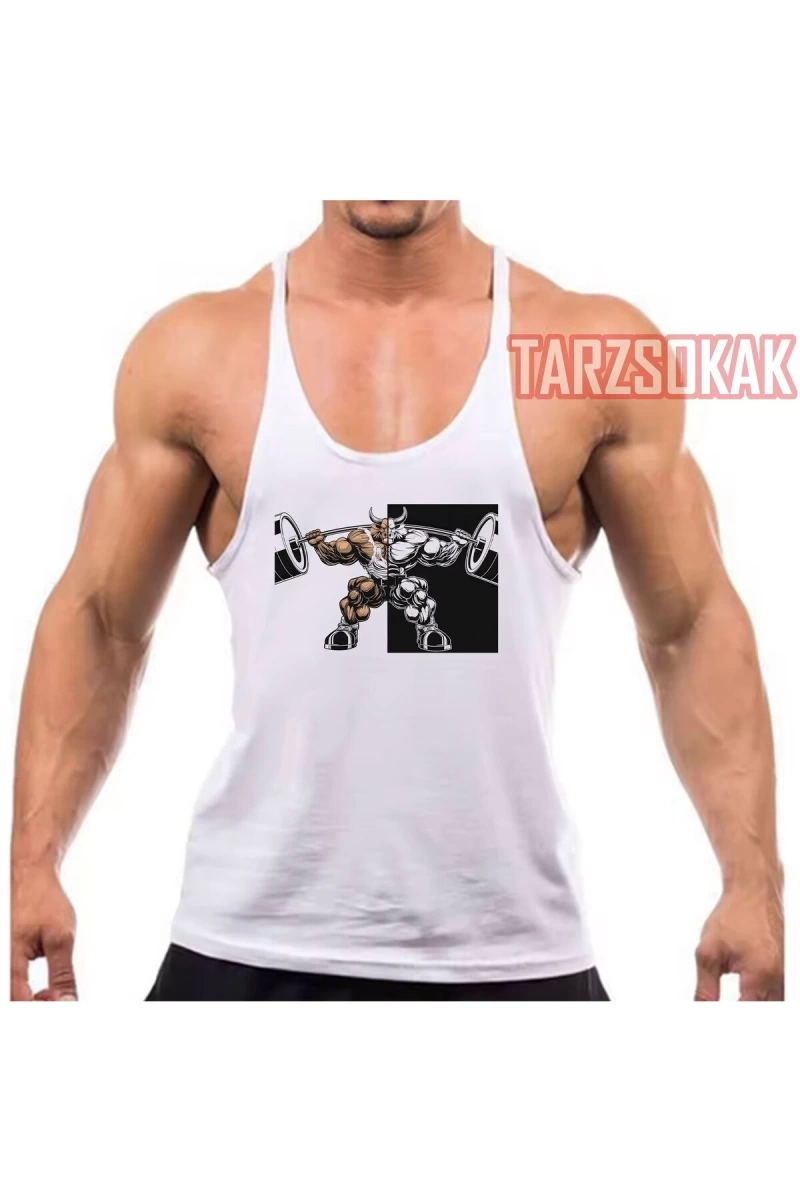 Gym Tank Top Fitness Sporcu Atleti GYM37