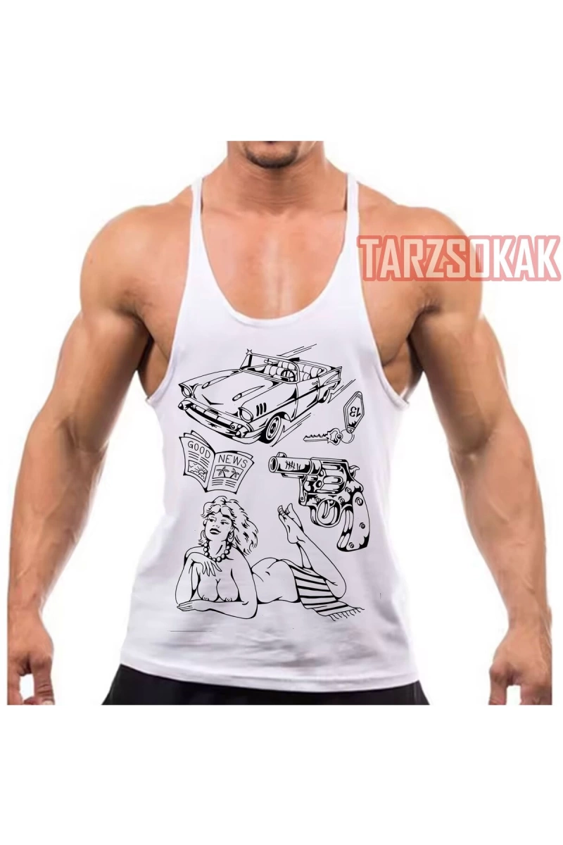 Gym Tank Top Fitness Sporcu Atleti GYM54