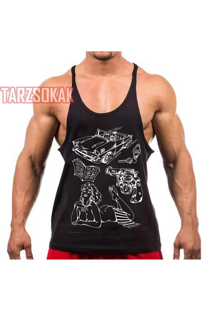Gym Tank Top Fitness Sporcu Atleti GYM54