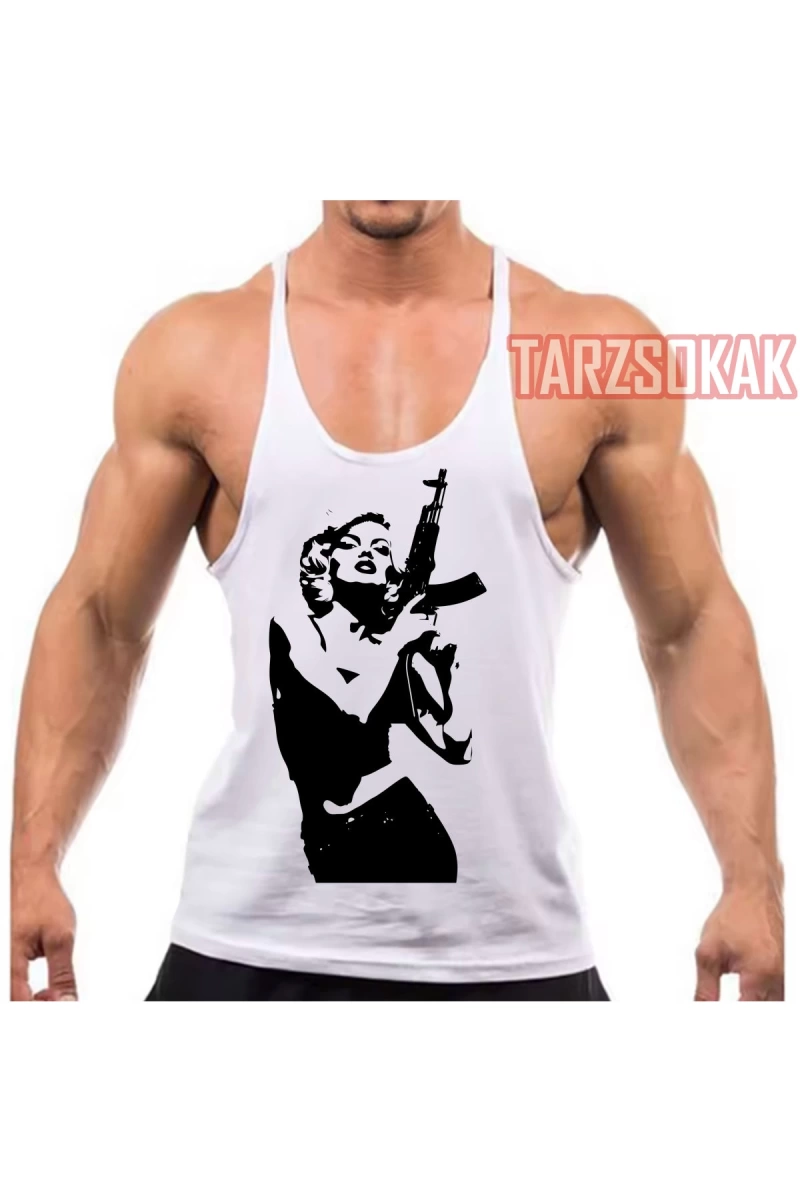 Gym Tank Top Fitness Sporcu Atleti GYM56