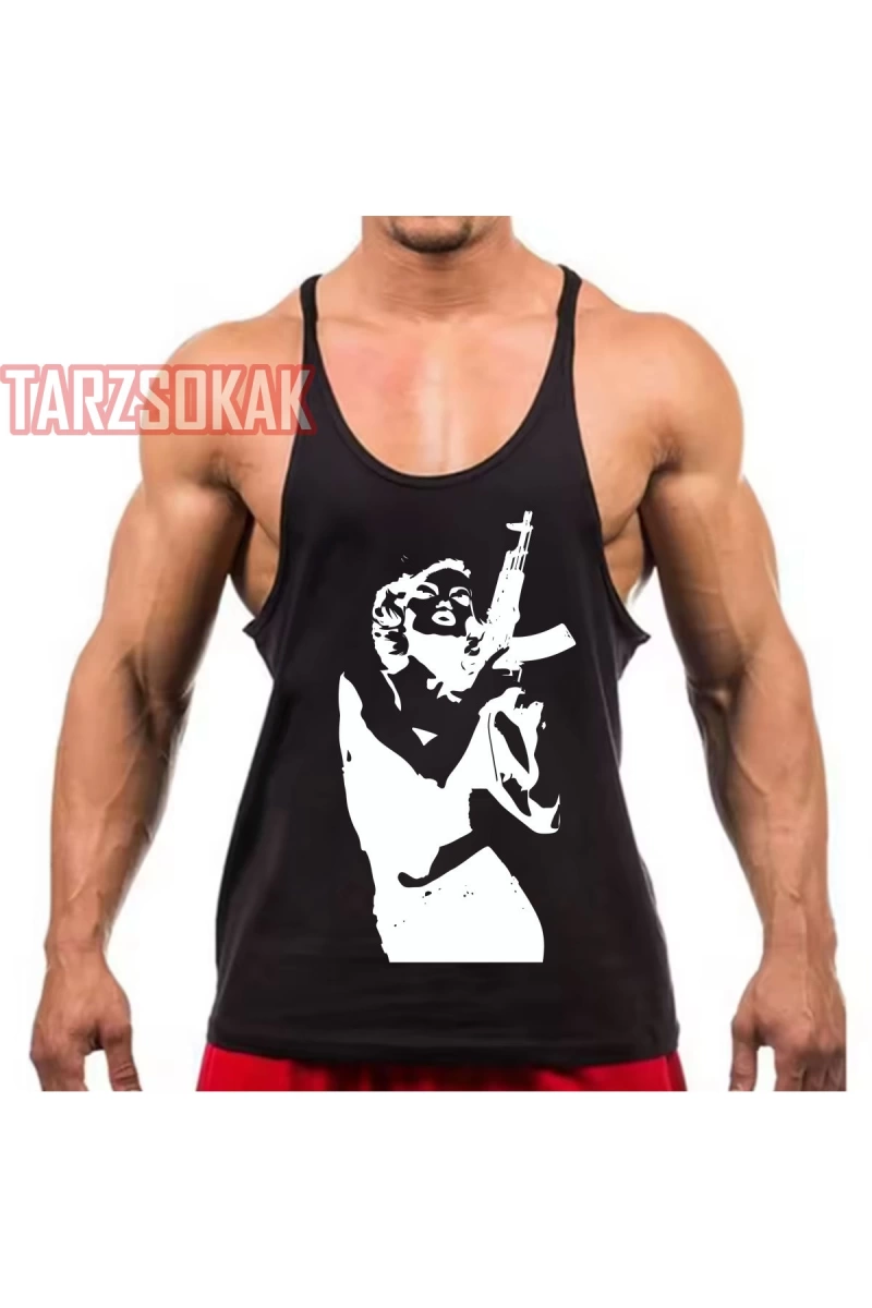 Gym Tank Top Fitness Sporcu Atleti GYM56