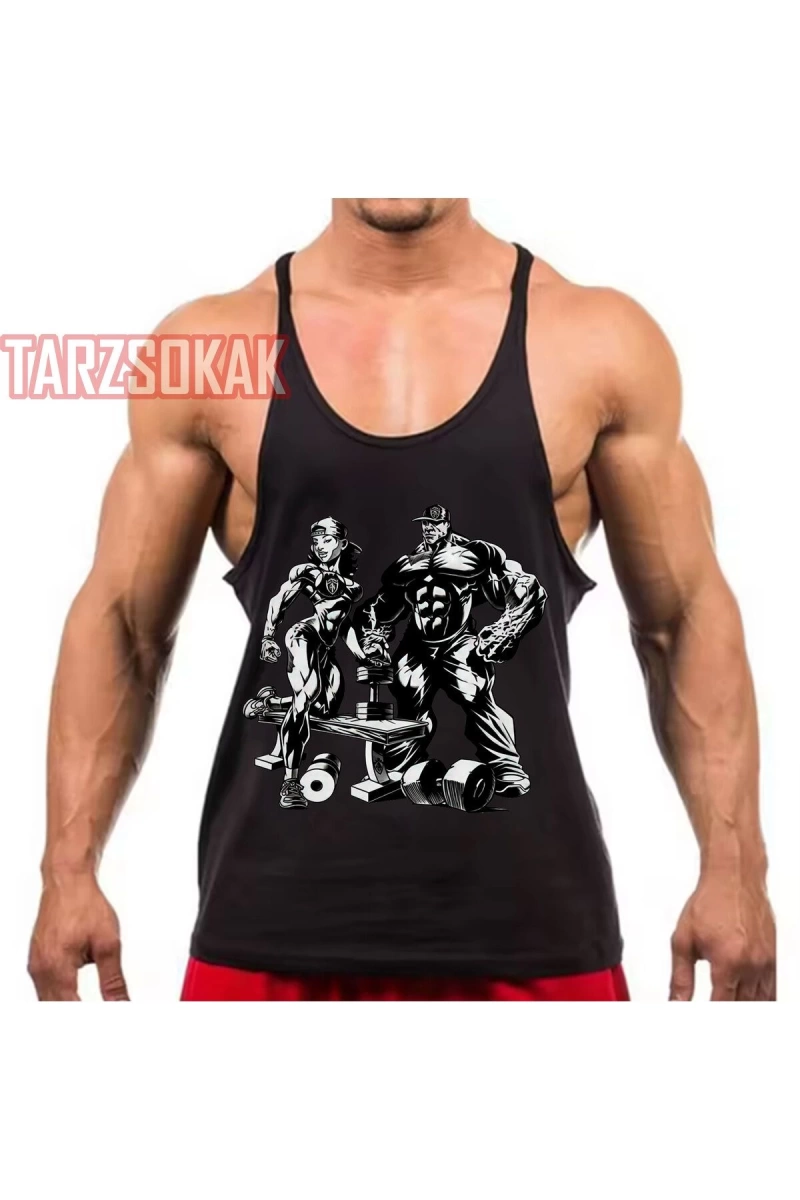 Gym Tank Top Fitness Sporcu Atleti GYM66