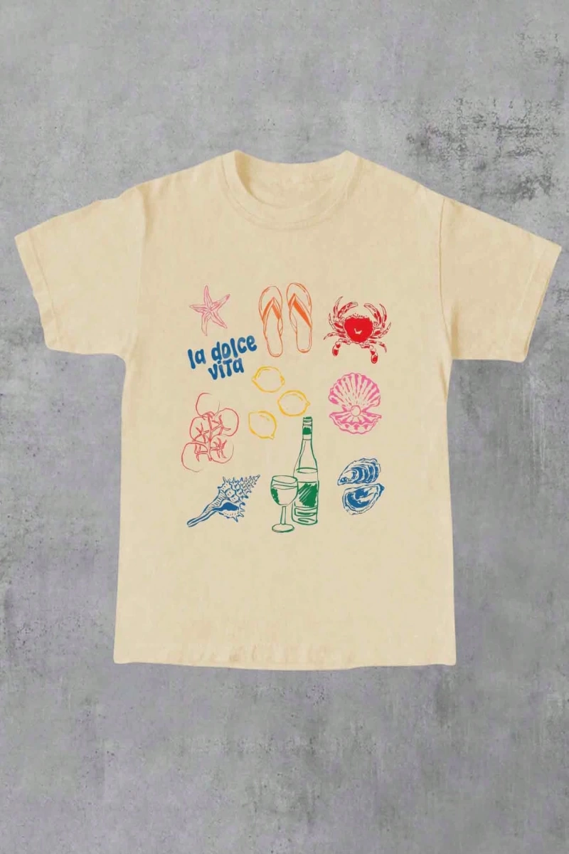Harfli Grafik Kontrast Raglan Kollu Tişört