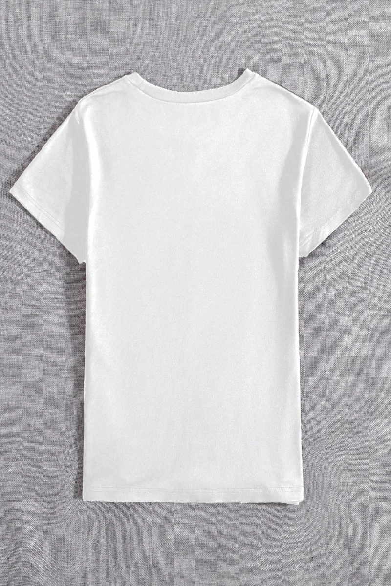 Harfli Grafik Kontrast Raglan Kollu Tişört