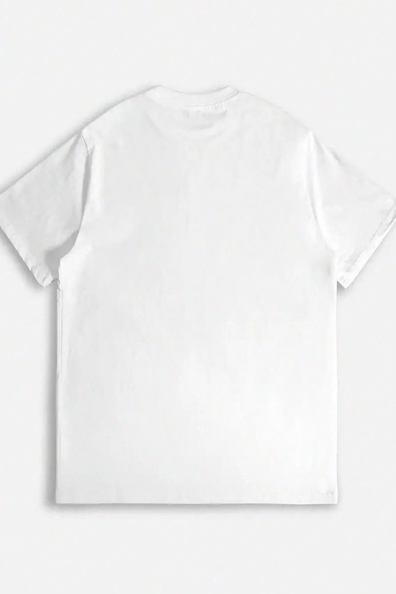 Harfli Grafik Kontrast Raglan Kollu Tişört