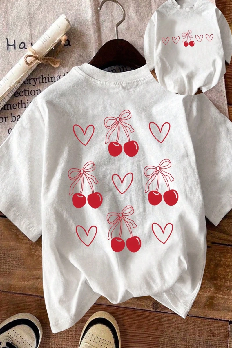 Harfli Grafik Kontrast Raglan Kollu Tişört