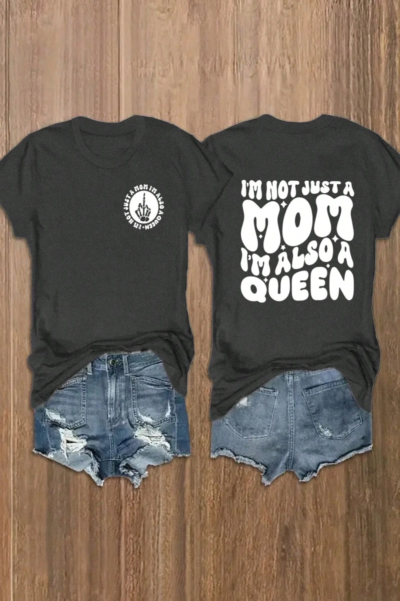 Harfli Grafik Kontrast Raglan Kollu Tişört