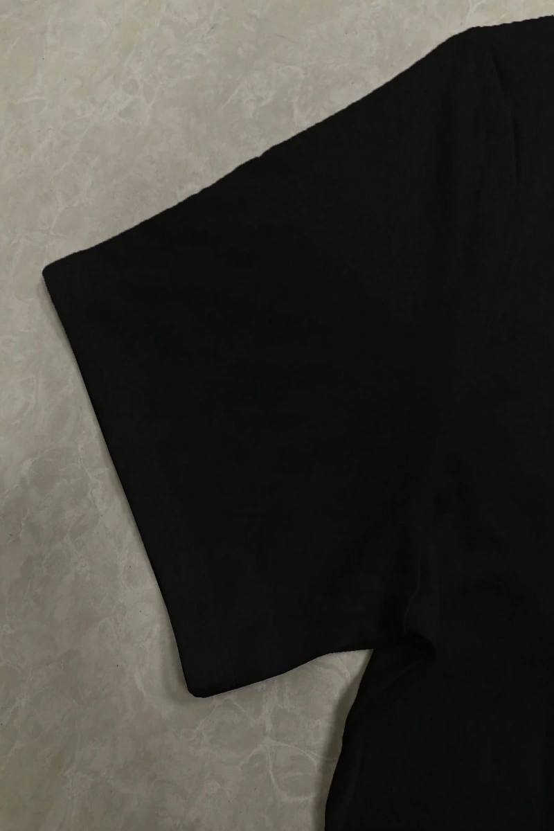 Haze Mavi S-M-L-XL Erkekler İçin Büyük Boy Kısa Kollu Tişört