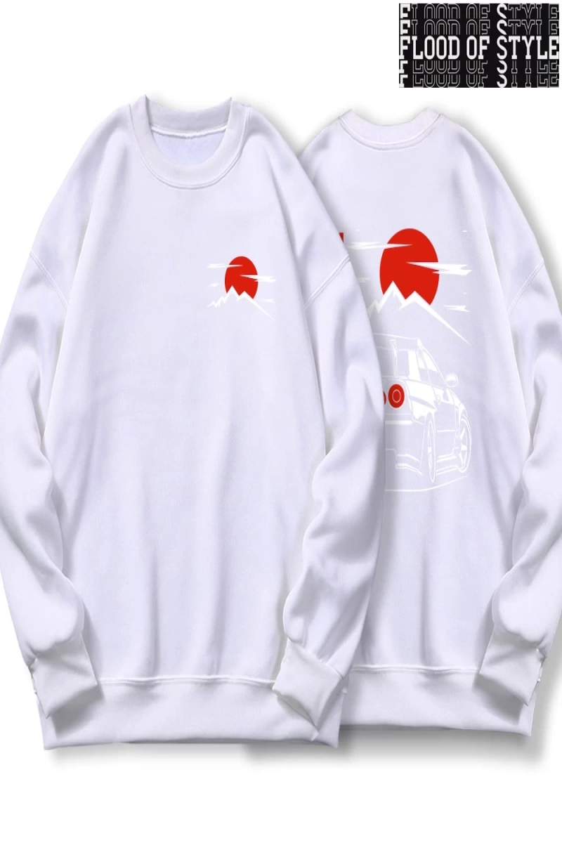 Hip Hop Harajuku Vintage Tarzı  Araba  Kültür Gtr  Gri