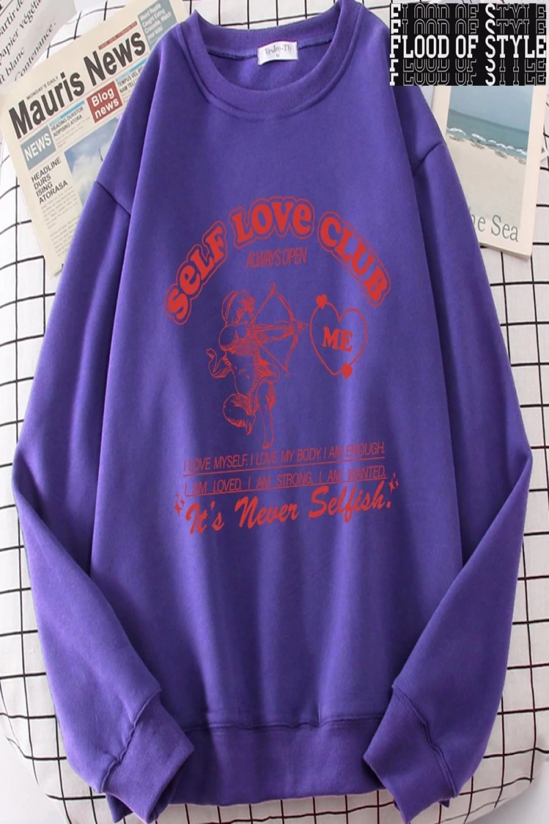 Hip Hop Harajuku Vintage Tarzı   Eğlenceli Aşk Tanrısı Karikatür  Gri