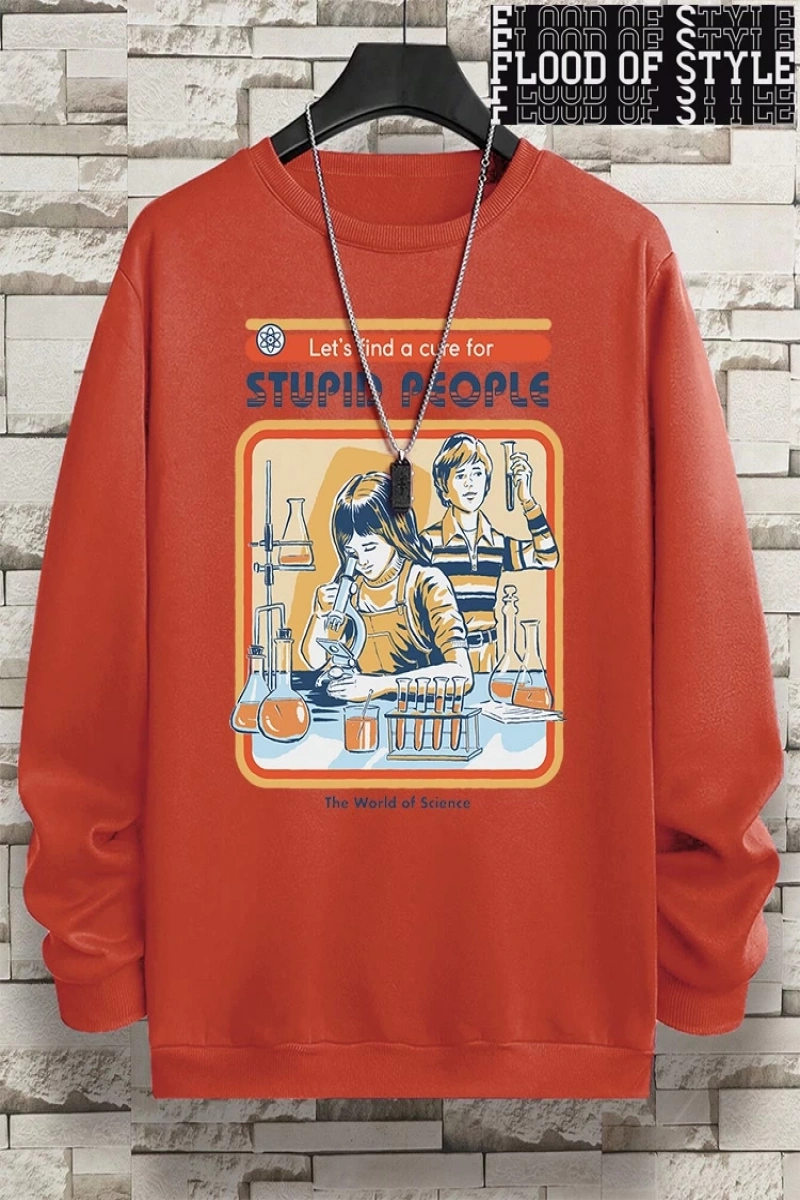 Hip Hop Harajuku Vintage Tarzı  Haydi Aptal İnsanlar İçin Bir Tedavi Bulalım Gri