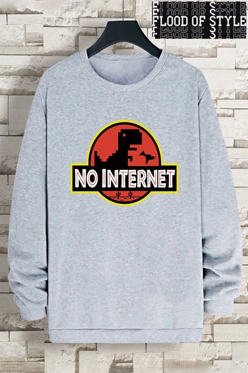 Hip Hop Harajuku Vintage Tarzı  Hiçbir Internet sunucu istisna  Gri