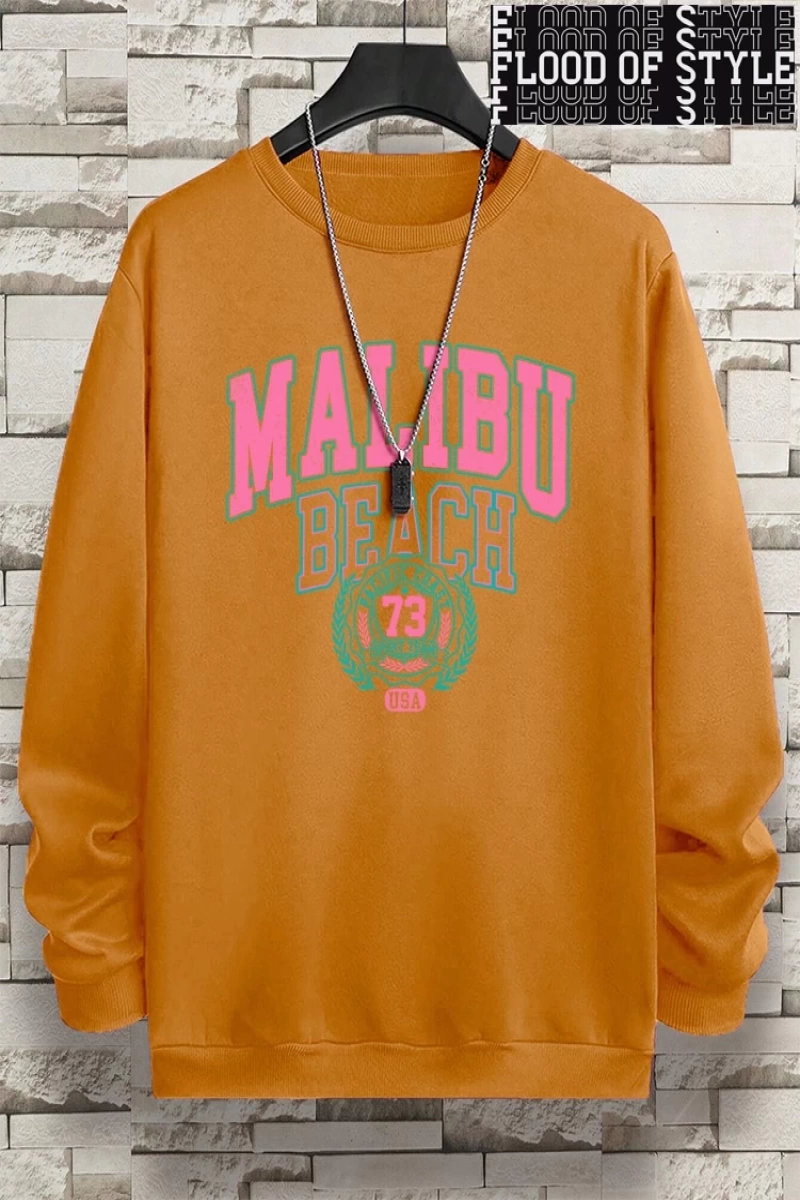 Hip Hop Harajuku Vintage Tarzı  Malibu plaj 79 abd komik  Gri