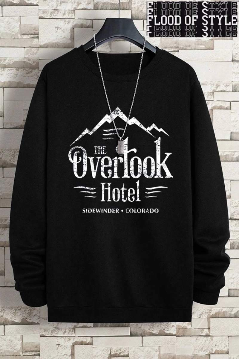 Hip Hop Harajuku Vintage Tarzı  Otel sideclothing Colorado Gri