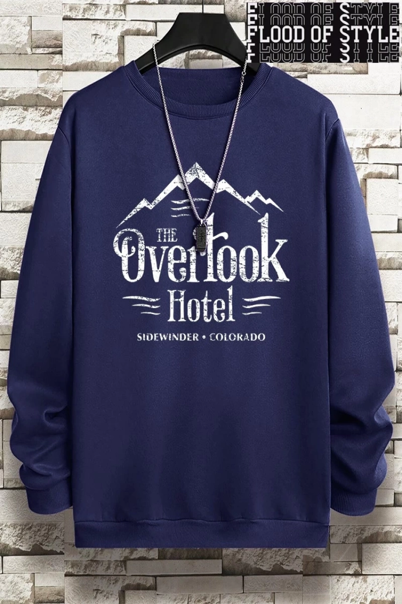 Hip Hop Harajuku Vintage Tarzı  Otel sideclothing Colorado Gri