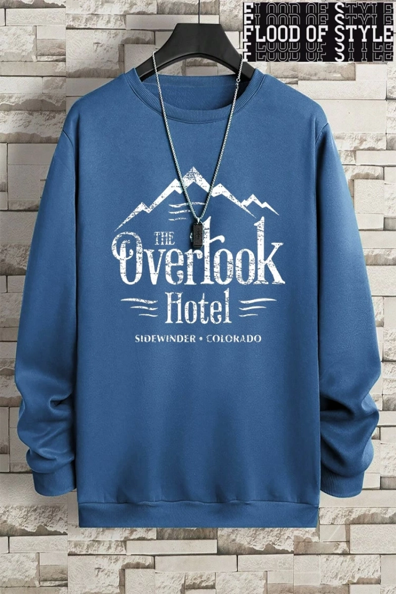 Hip Hop Harajuku Vintage Tarzı  Otel sideclothing Colorado Gri