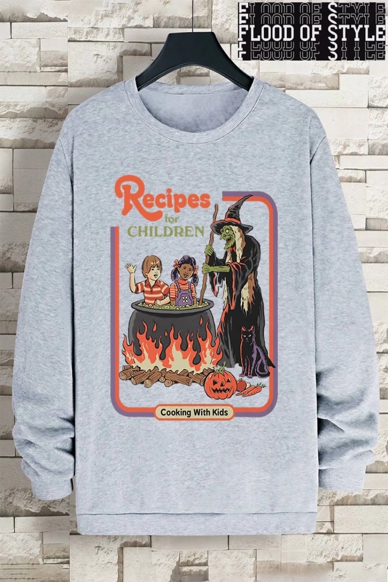 Hip Hop Harajuku Vintage Tarzı  Tarifler Çocuklar Gri