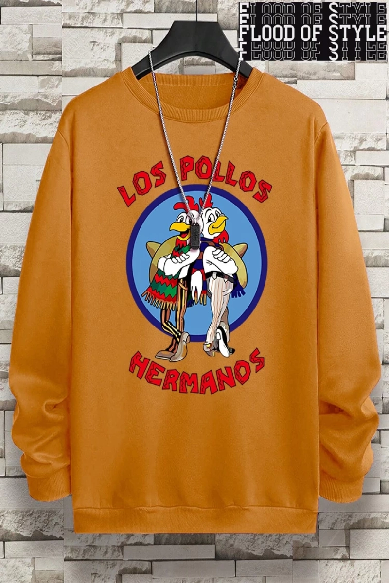 Hip Hop Harajuku Vintage Tarzı  Tavuk Kardeş Komik  Gri